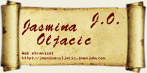 Jasmina Oljačić vizit kartica
